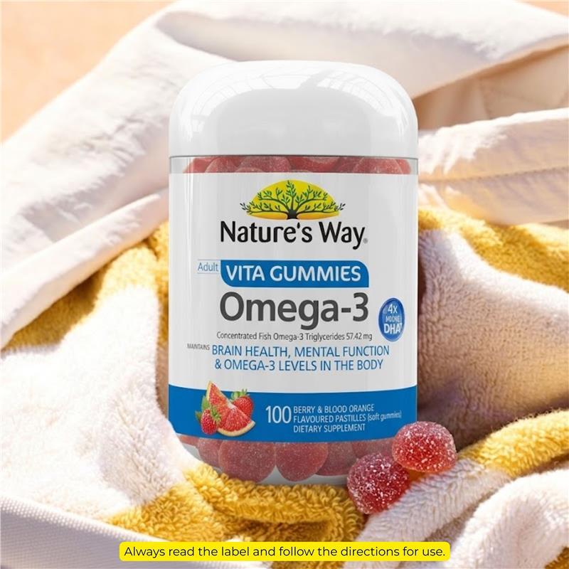 Nature's Way Adult Vita Gummies Omega 100 Gummies