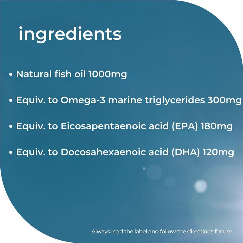 Nature's Way Wild Caught Fish Oil 1000mg 500 Capsules Exclusive
