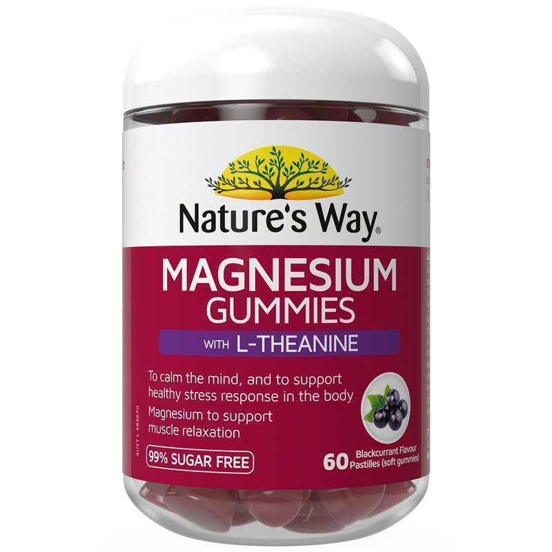 Nature's Way Gummies Magnesium with L-Theanine 60 Gummies
