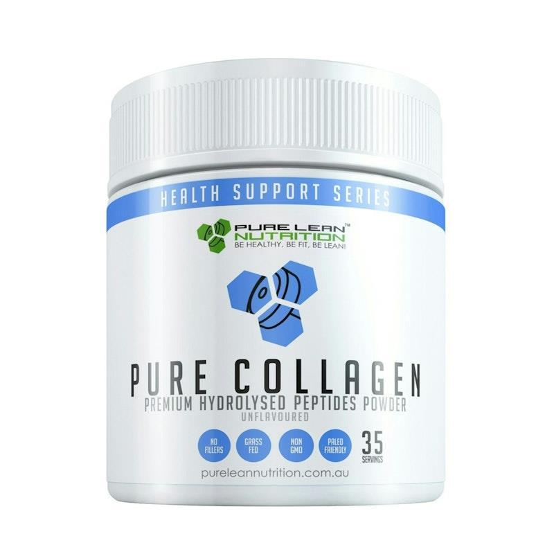 Pure Lean Nutrition Premium Grass Fed Hydrolysed Collagen Peptides Powder 420g 2 Pack