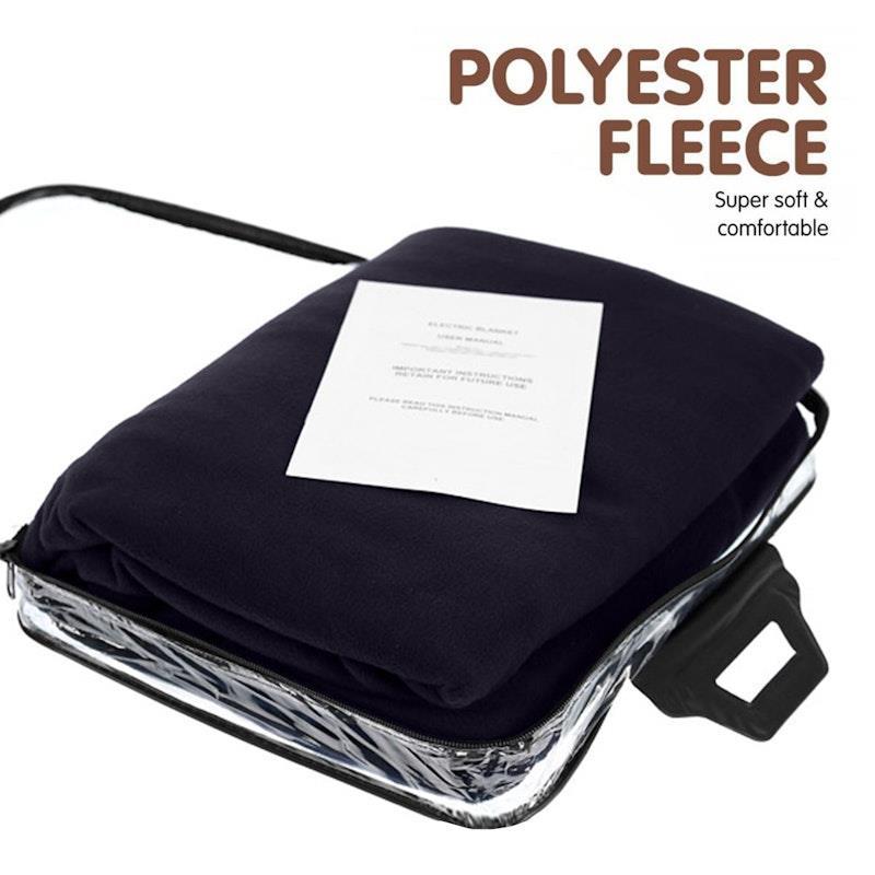 Laura Hill Heated Electric Car Blanket Blue