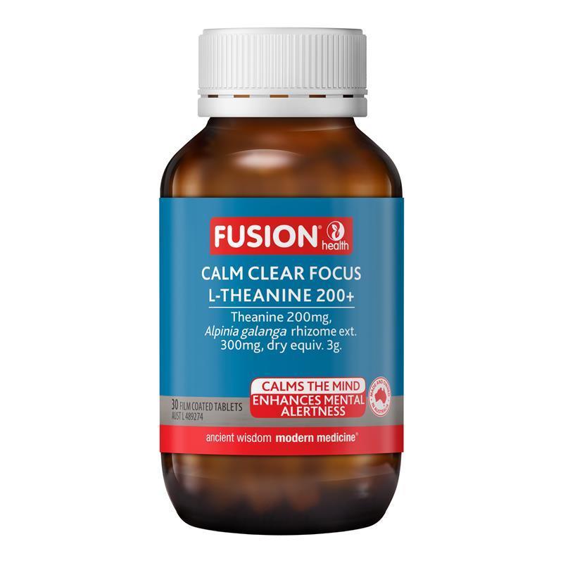 Fusion Calm Clear Focus L-Theanine 200 + 30 Tablets