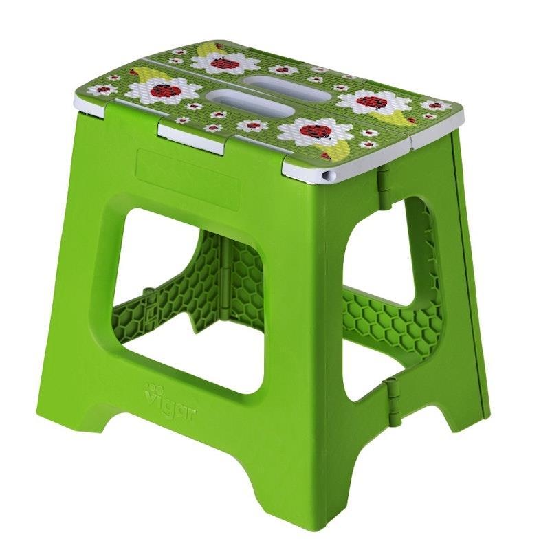 Vigar Folding Stool - Ladybug 32cm 1Unit