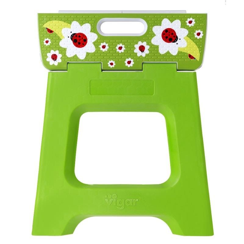 Vigar Folding Stool - Ladybug 32cm 1Unit