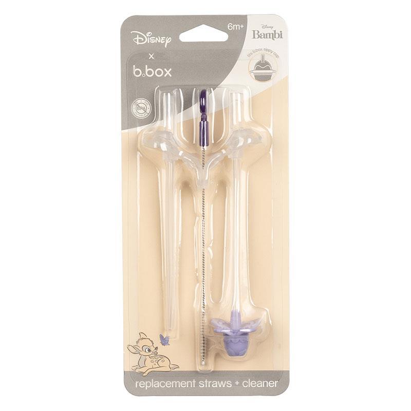 B.Box Sippy Cup Replacement Straw Set Disney Bambi