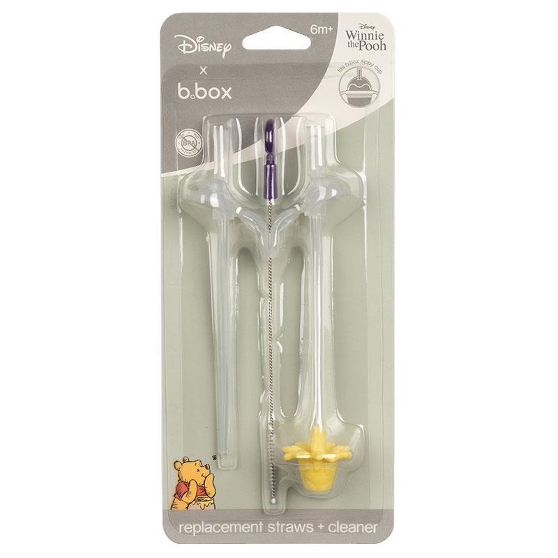 B.Box Sippy Cup Replacement Straw Set Disney Winnie