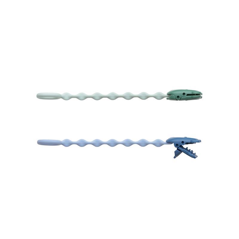 B.Box Pacifier/Soother Clip Sage + Ocean 2 Pack