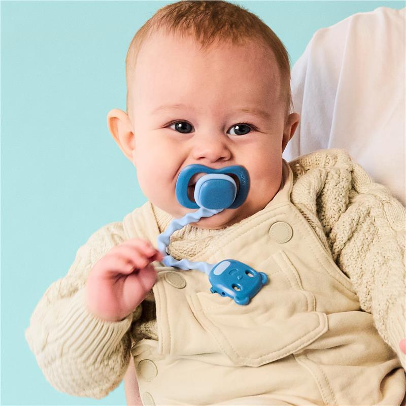 B.Box Pacifier/Soother Clip Sage + Ocean 2 Pack