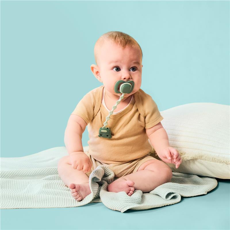 B.Box Pacifier/Soother Clip Sage + Ocean 2 Pack