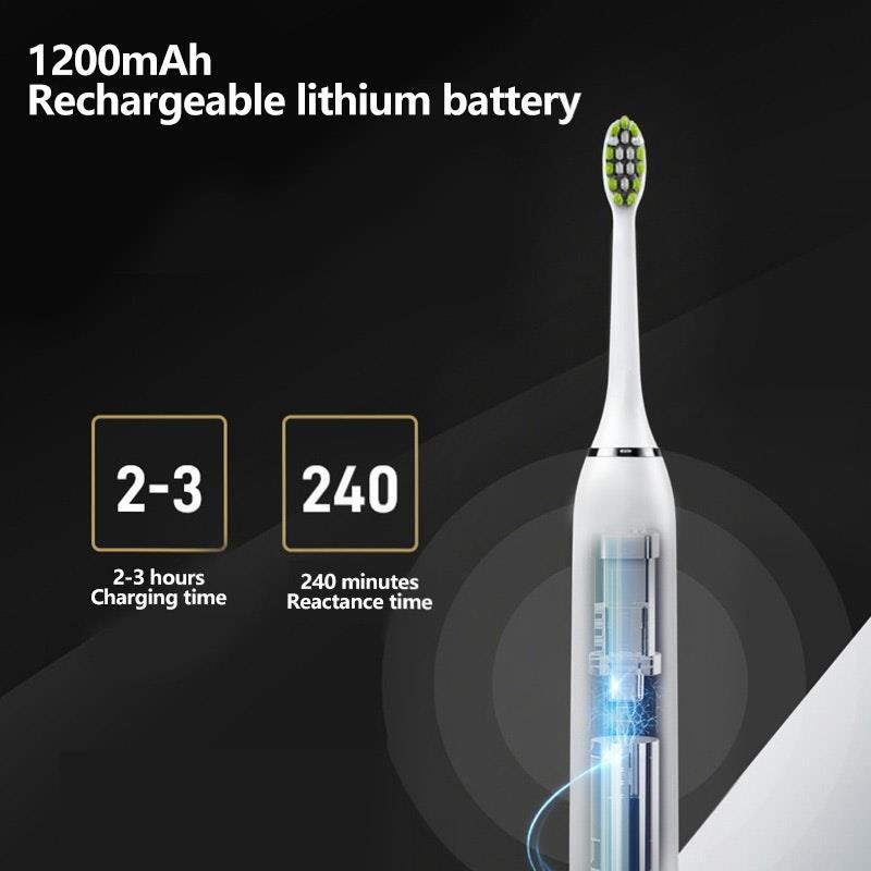 Eevee Electric Toothbrush & Electric Water Flosser Portable Oral Cleaner White Combo Pack