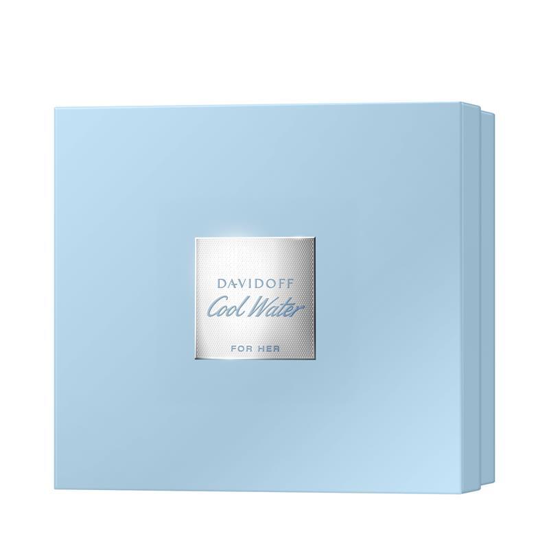 Davidoff Cool Water For Women Eau de Toilette 100ml + 15ml + Body Lotion 3 Piece Set 2025