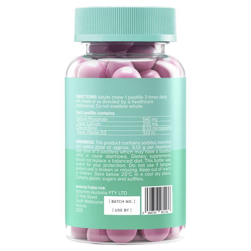 Novomins Calcium & Vitamin D 60 Gummies NEW