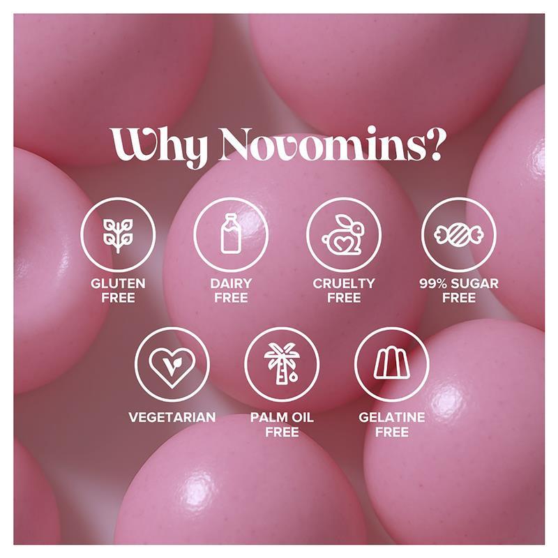 Novomins Calcium & Vitamin D 60 Gummies NEW