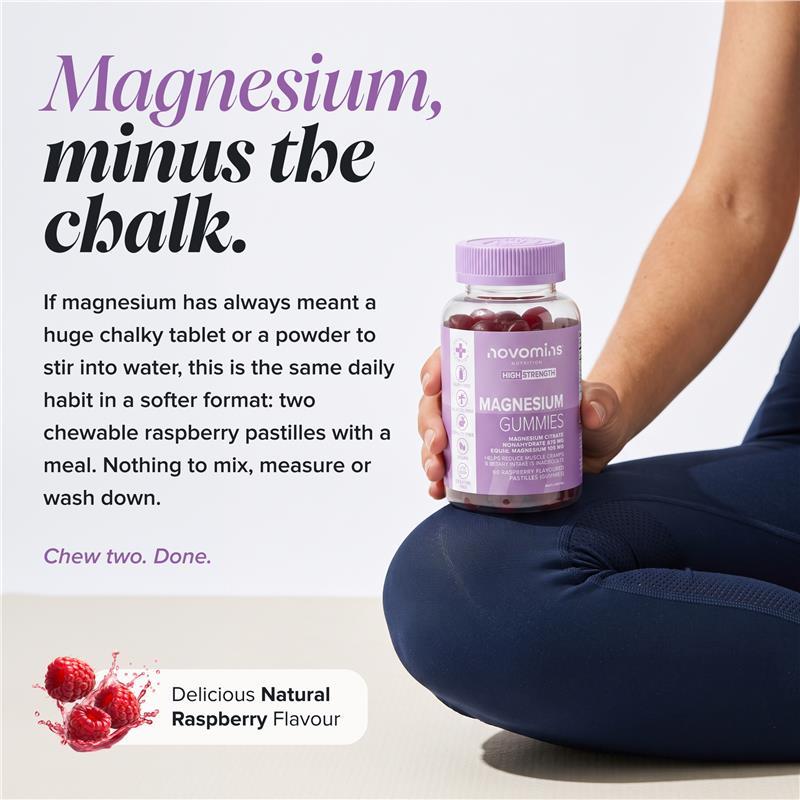 Novomins Magnesium 60 Gummies