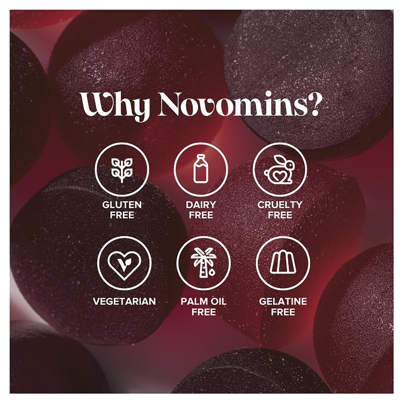Novomins Magnesium 60 Gummies NEW