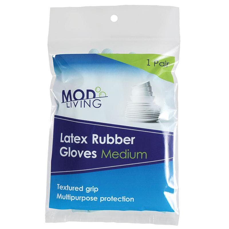 MOD Living Rubber Gloves Medium 1 Pair