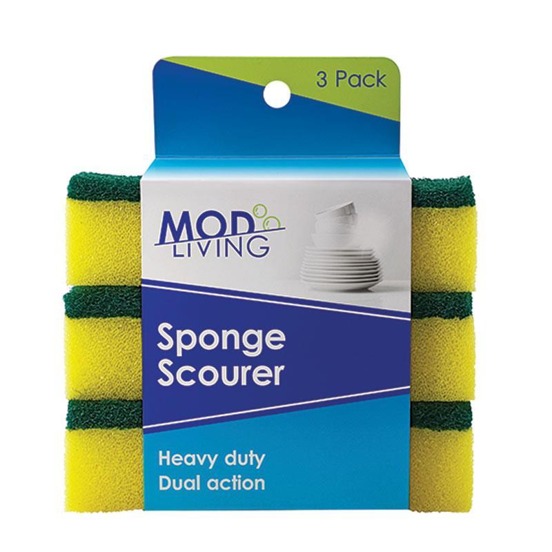 MOD Living Sponge Scourer 3 Pack