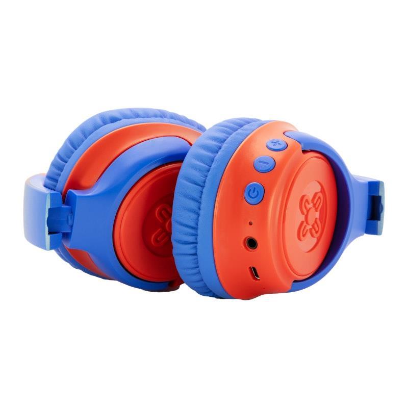 Moki Mixi Volume Limited Wireless Headphones Blue/Red
