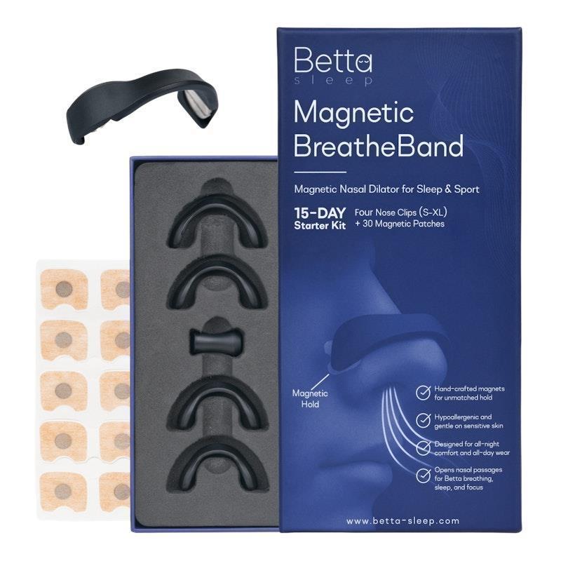 Betta Sleep BreatheBand Starter Kit - Magnetic Nasal Dilator 1 Pack