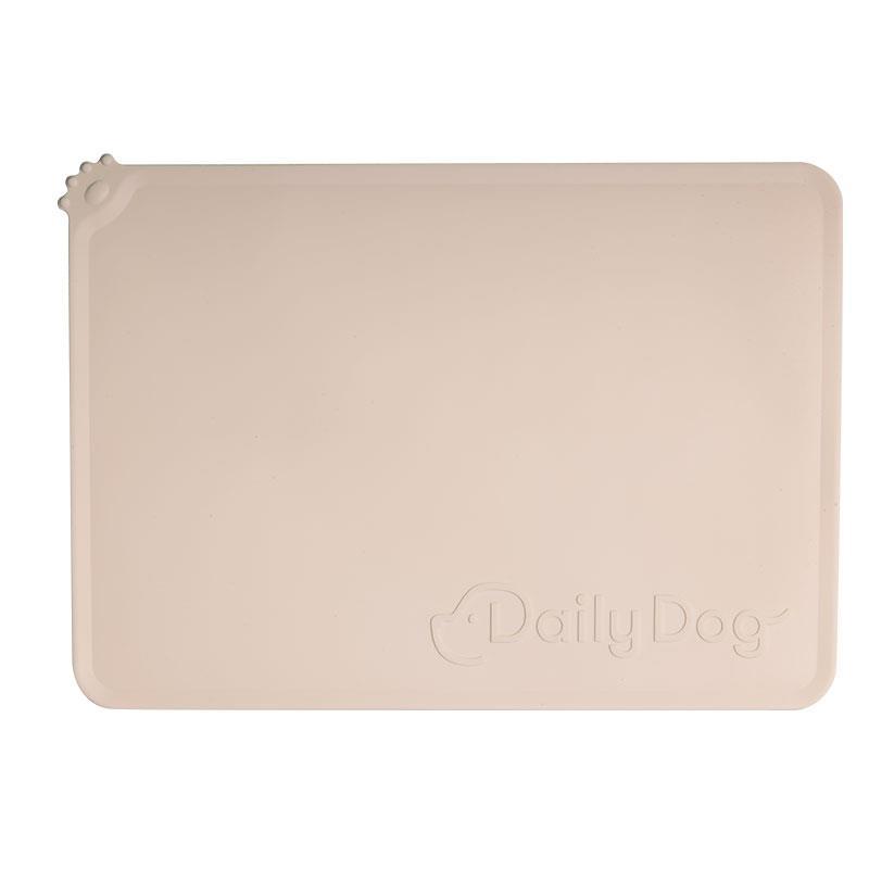 Daily Dog Waterproof Feeding Mat Bone White