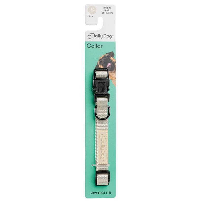 Daily Dog Collar S Bone White