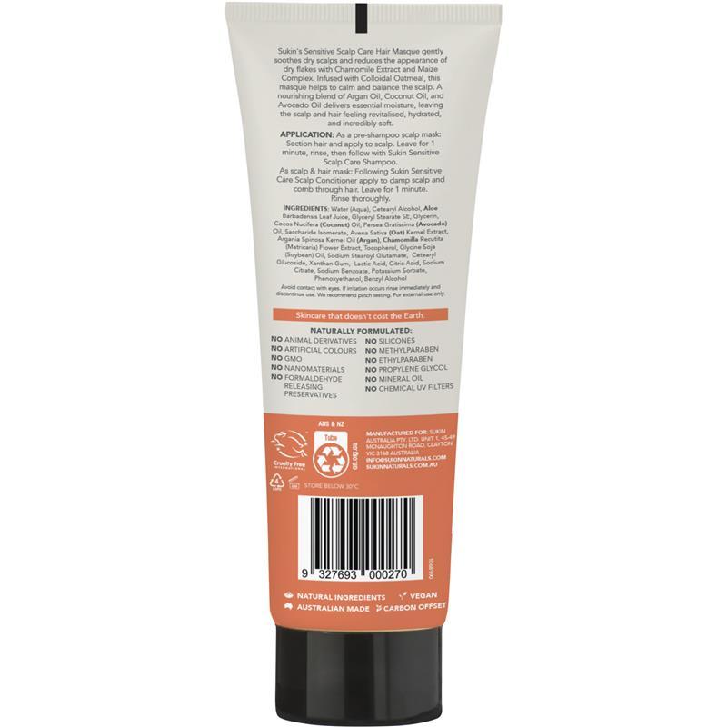Sukin Sensitive Scalp Care Masque 200ml