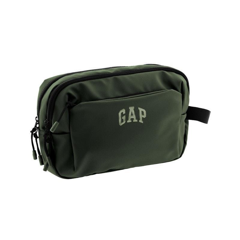 GAP Water Repellent Finish Travel Toiletry Bag Khaki