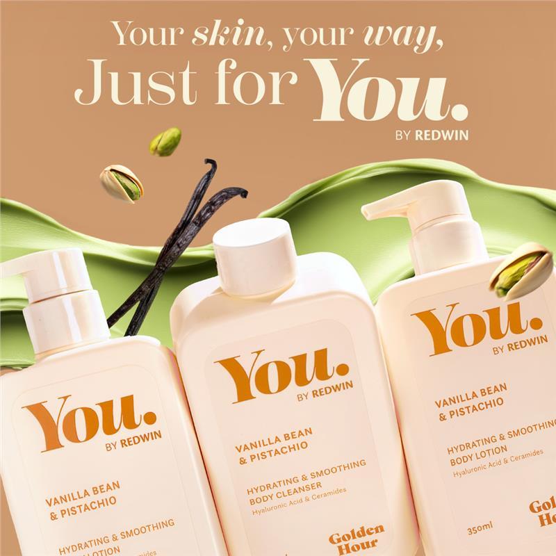 Redwin You Golden Hour Vanilla Bean & Pistachio Body Cleanser 350ml