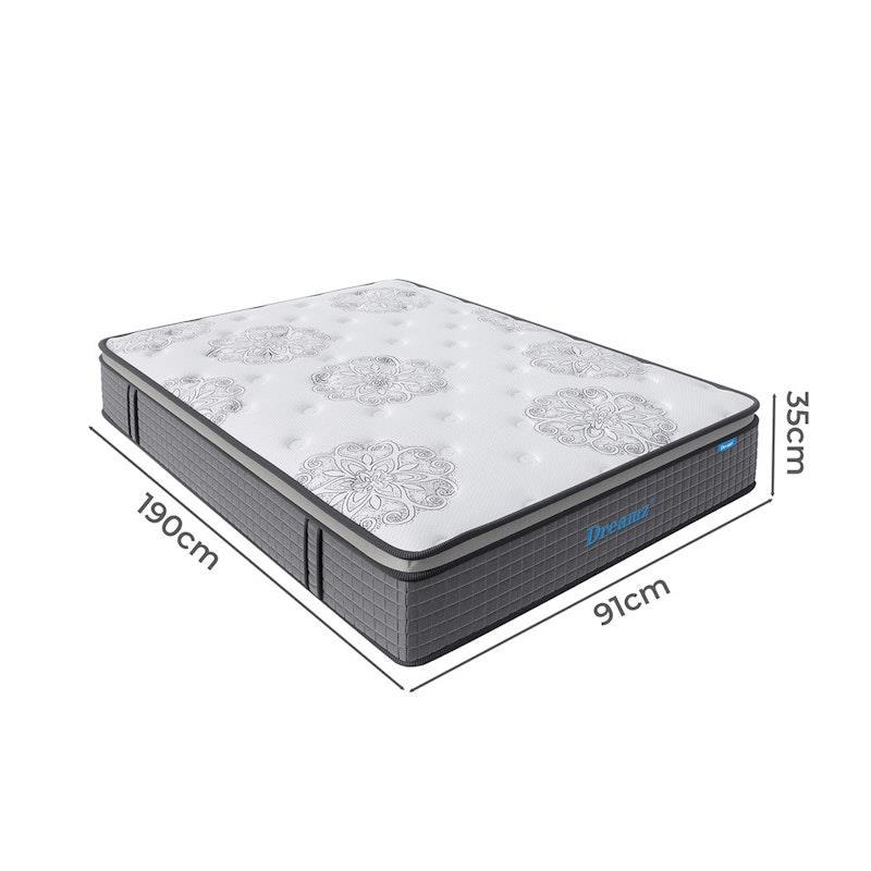 DreamZ 35CM Thickness Euro Top Mattress Single