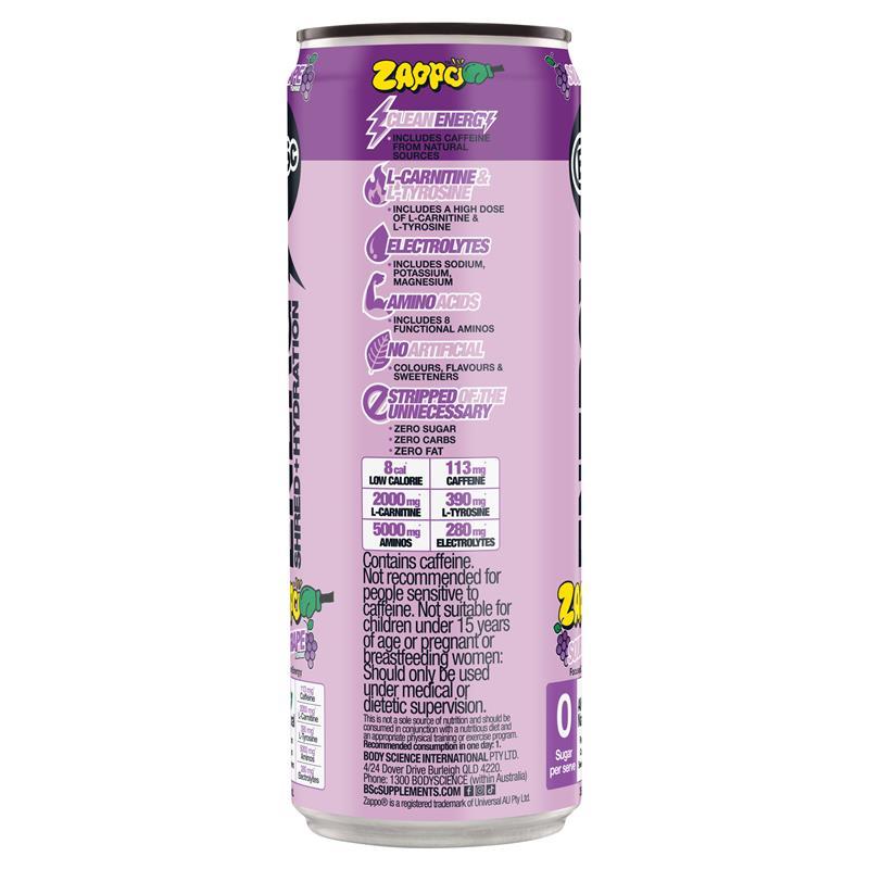 BSc Energy Shred Hydration Zappo Sour Grape 355ml