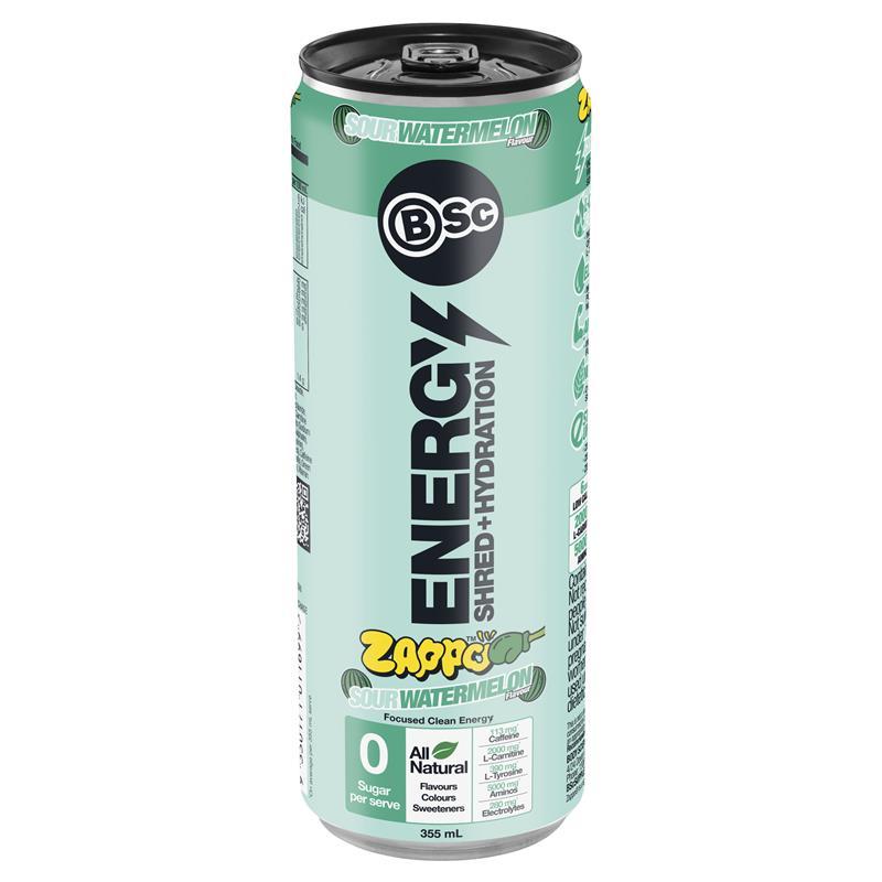 BSc Energy Shred Hydration Zappo Sour Watermelon 355ml