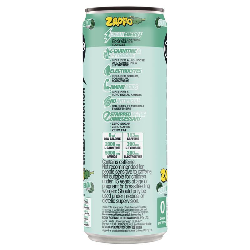 BSc Energy Shred Hydration Zappo Sour Watermelon 355ml