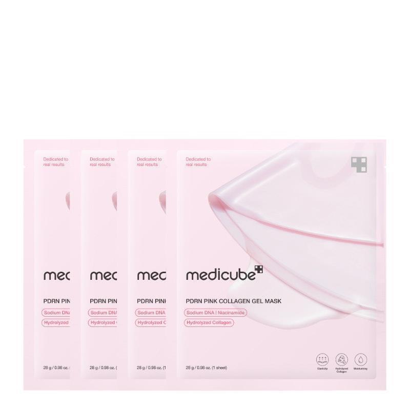 Medicube PDRN Pink Collagen Gel Mask Bundle Pack of 4