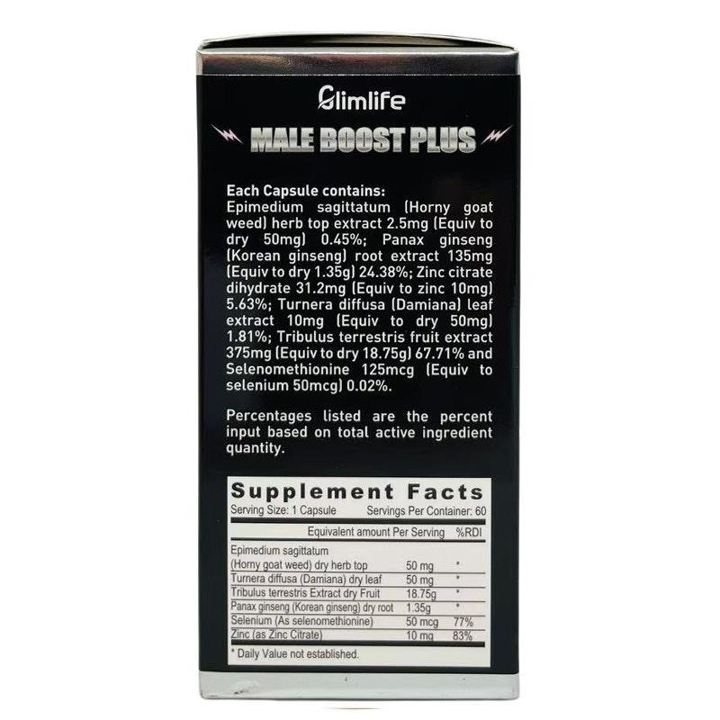 Glimlife Male Boost Plus 60 Capsules