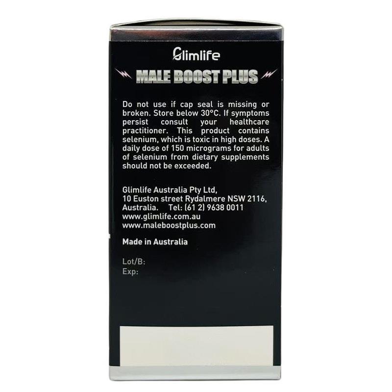 Glimlife Male Boost Plus 60 Capsules