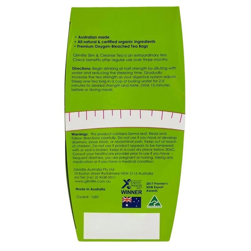 Glimlife Slim & Cleanse Tea 30 Pack