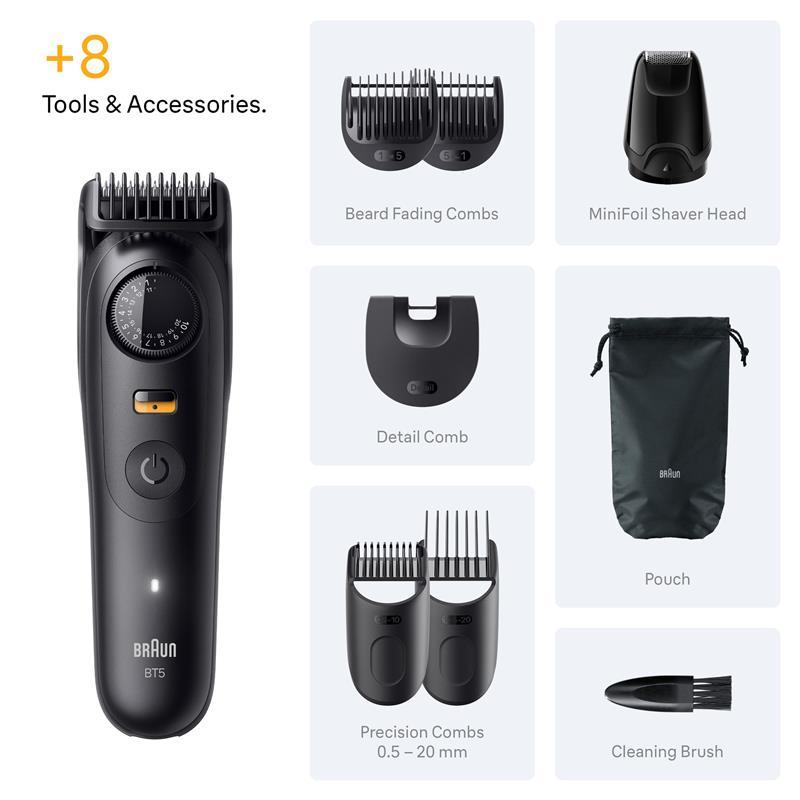 Braun Series 5 Beard Trimmer + 8 Tools BT5560