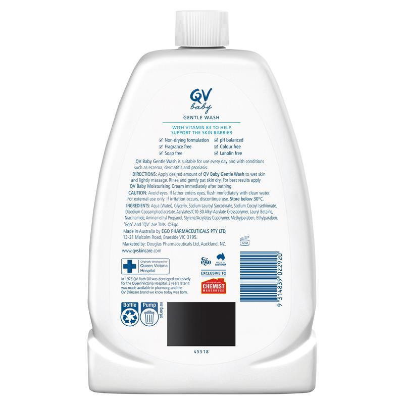 Ego QV Baby Gentle Wash 1.25kg Exclusive Size