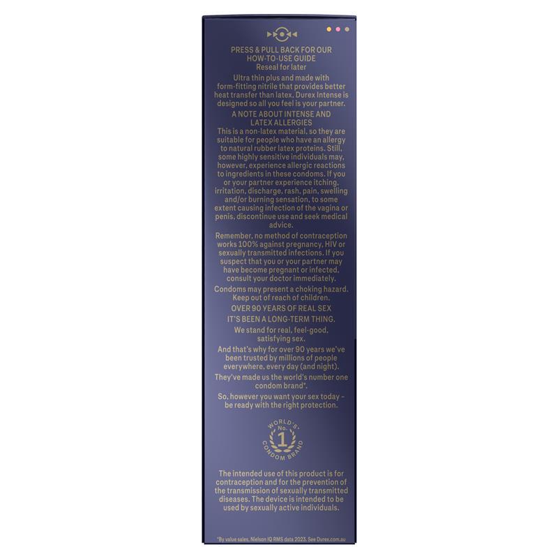 Durex Intense Regular Condom 10 Pack