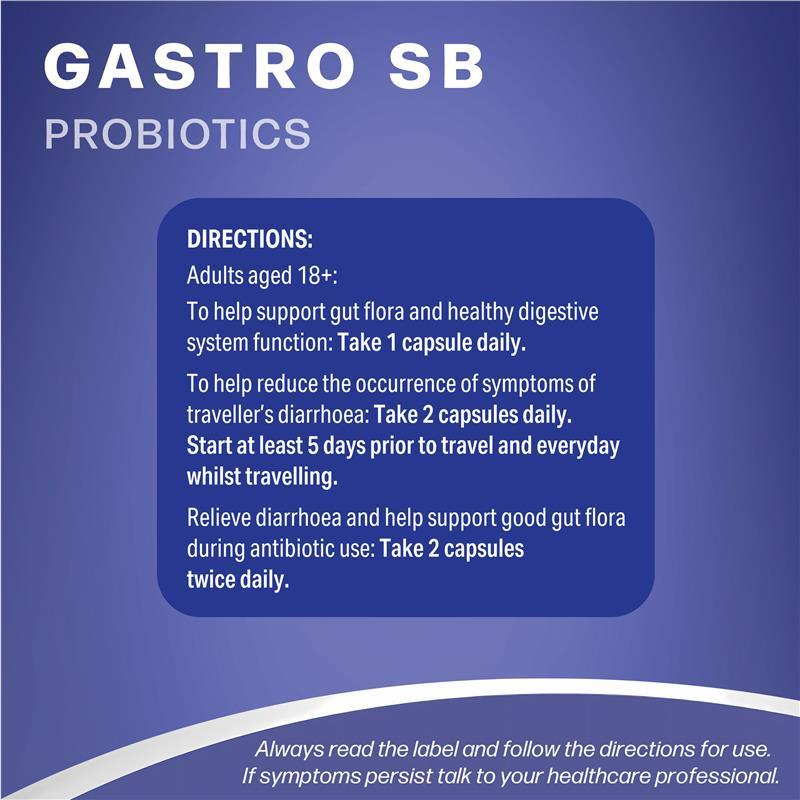 GastroHealth Gastro SB 60 Capsules