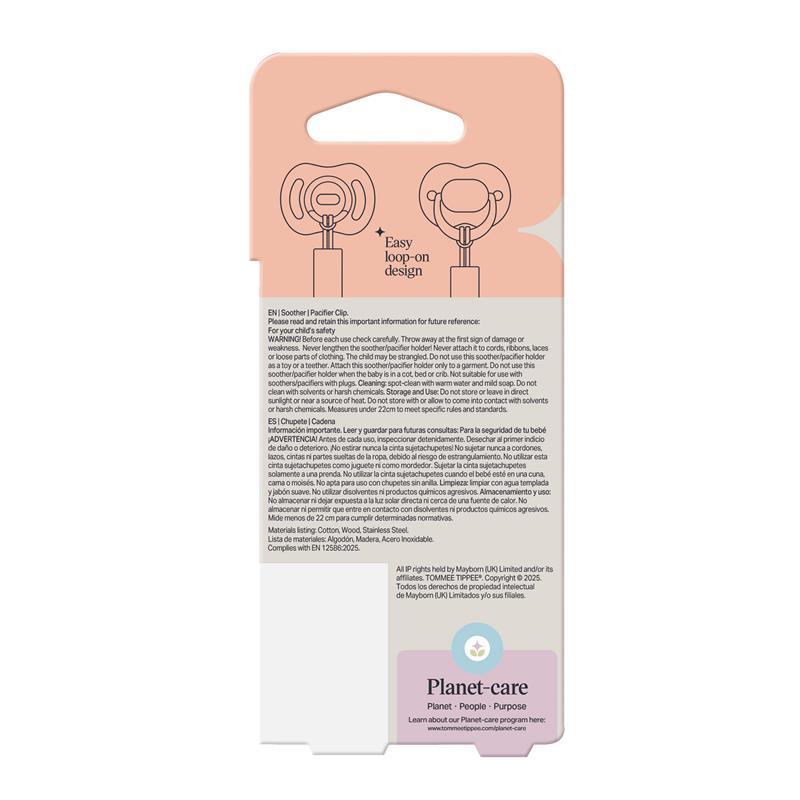 Tommee Tippee Soother Clip Assorted Colours