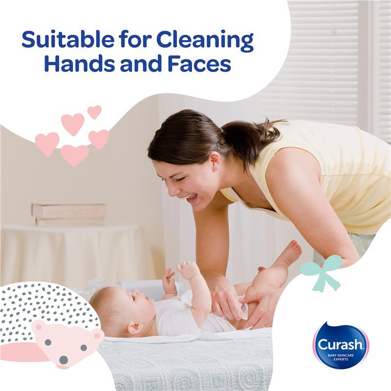 Curash Simply Water Wipes Bunny's Limited Edition 3 x 80 Pack