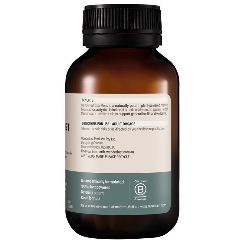 Wanderlust Sea Moss 60 Capsules