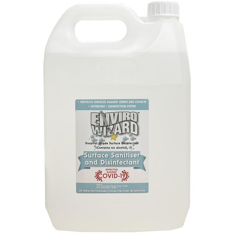 ENZYME WIZARD 5L Surface Sanitiser & Disinfectant 1Unit