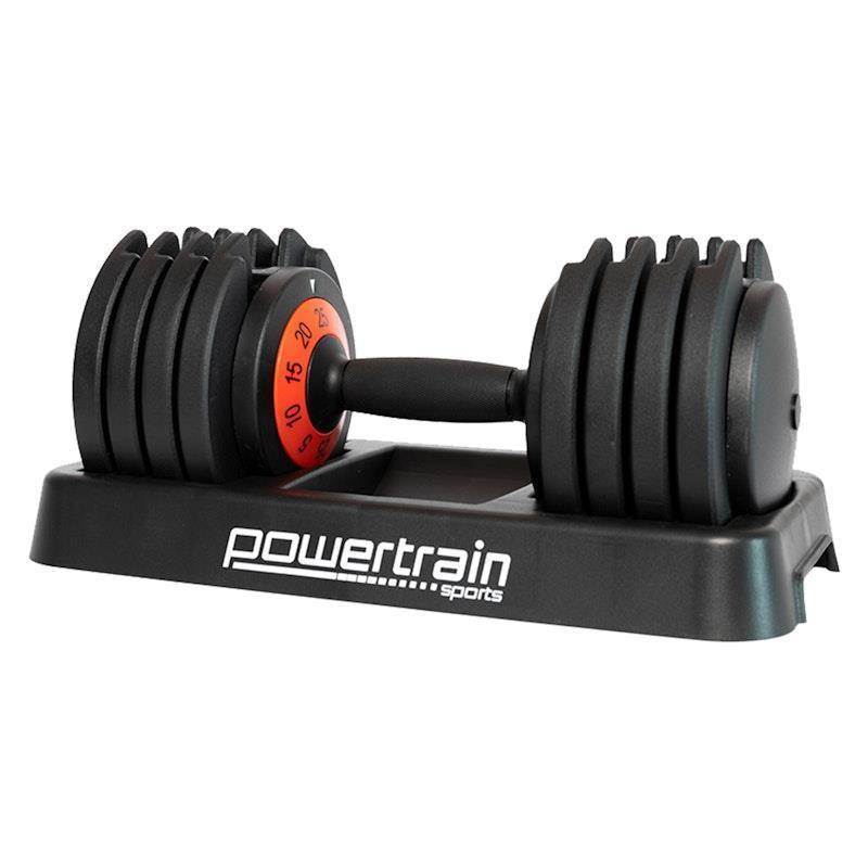 Powertrain GEN2 Pro 25kg Adjustable Dumbbell Weights 1Unit