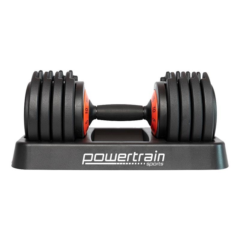 Powertrain GEN2 Pro 25kg Adjustable Dumbbell Weights 1Unit