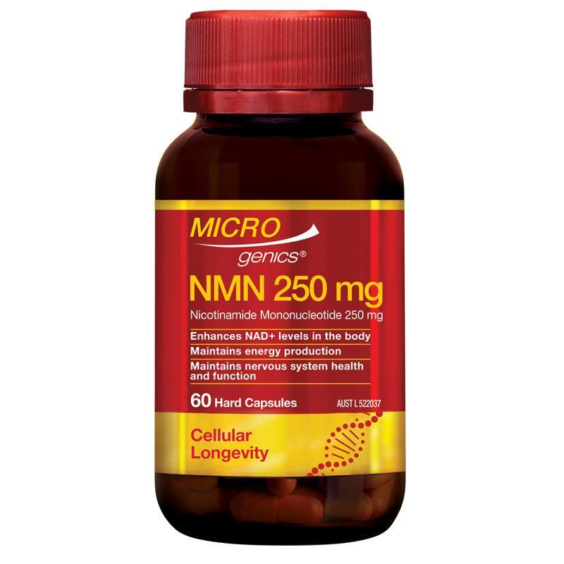 Microgenics NMN 250mg 60 Capsules