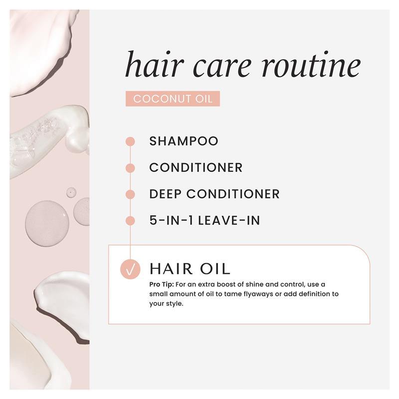 Hask Coconut Nourishing Hair Oil Pump Serum 100ml