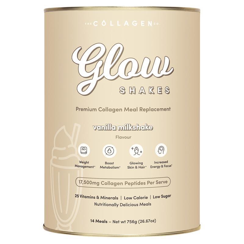 The Collagen Co Glow Shakes Vanilla Milkshake 756g