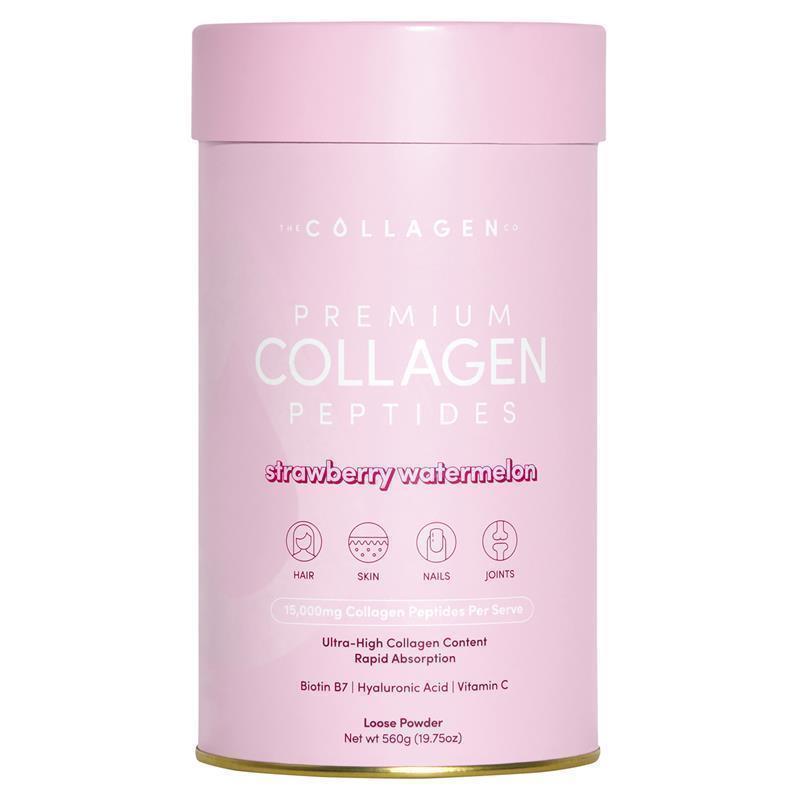 The Collagen Co Premium Collagen Peptides Strawberry Watermelon 560g